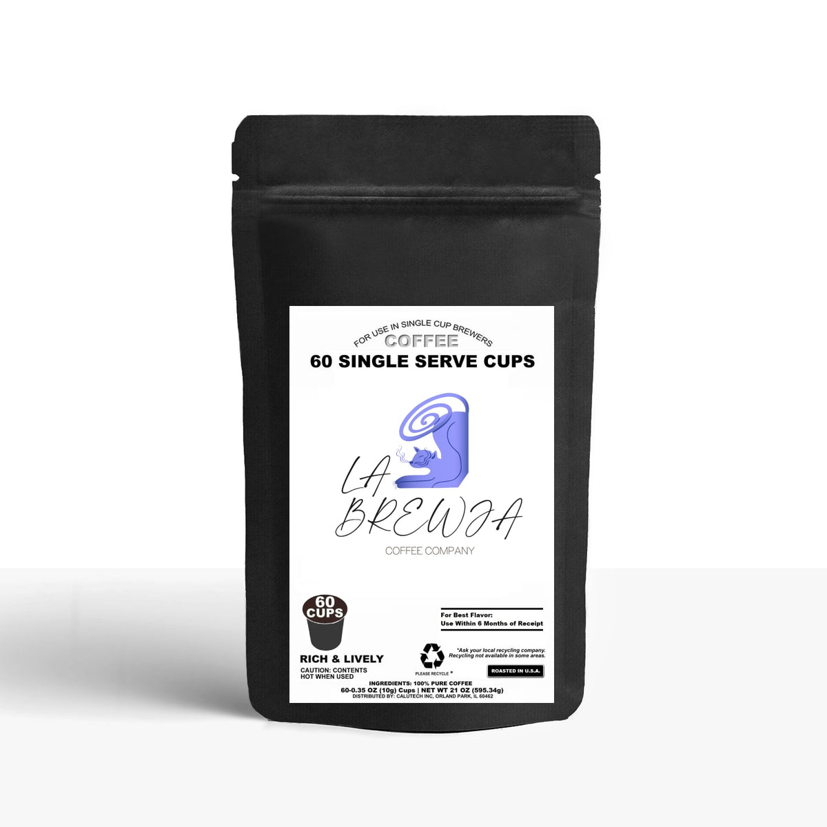 60 Pack Single Serve Coffee Capsules